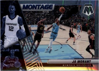 2021-22 Panini Mosaic Montage #28 Ja Morant - BSK - Image 1 of 2