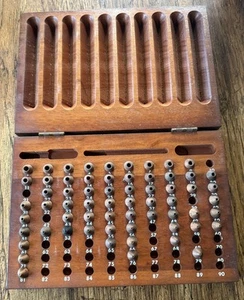 DUMORE DRILL GRINDER COLLET SET NUMBERS 1-90 NOT COMPLETE - Picture 1 of 6