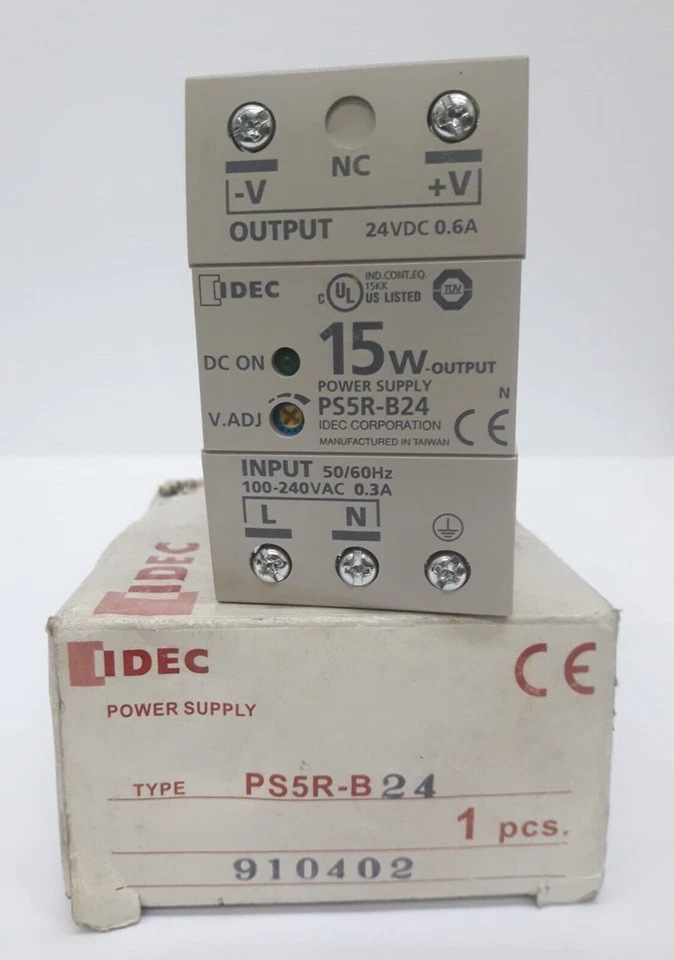 IDEC Izumi TUV Ps5r-b24 15w Power Supply PS5RB24