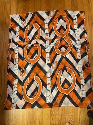 Women's CHICAGO BEARS Infinity Fashion Scarf~BEAR logo - Image 1 of 3