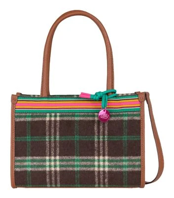 Oilily Hanne Handbag Handtasche Tasche Code Green pink grün Neu