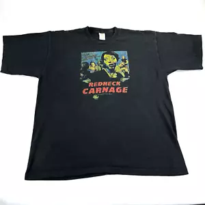 RARE VTG "Redneck Carnage" (2009) T-Shirt XXL 2XL INDIE CULT HORROR USA Made - Picture 1 of 7