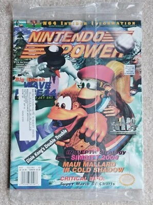 Nintendo питания журнал новый еще запечатанный 90 Donkey Kong страны 3, ноябрь 1996 - Изображение 1 из 4