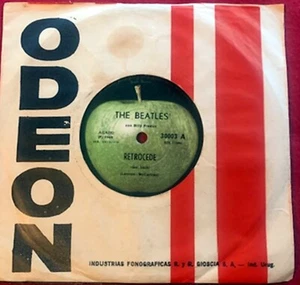 THE BEATLES with Billy Preston - GET BACK / DON'T LET ME DOWN - 7"- URUGUAY - Picture 1 of 4