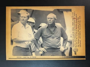 1990 Jack Nicklaus & Arnold Palmer at PGA Championship Type 3 7.5x11 Photo - Picture 1 of 2
