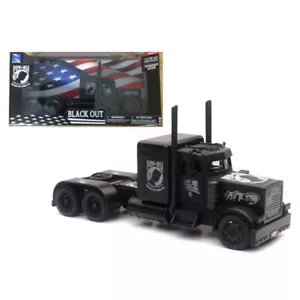 SS-11643 Peterbilt Black Out Truck, Black - New Ray - 1/32 scale Model Replica - Picture 1 of 7
