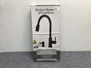 Better Homes & Gardens Elmont 1-Griff Brause Küchenarmatur, mattschwarz - Bild 1 von 7
