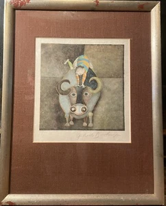 GRACIELA RODO BOULANGER, (B. 1935) - UNTITLED (BULL) LITHOGRAPH - Picture 1 of 8