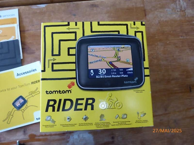 TomTom Rider EUROPE Motorradnavi für Liebhaber mit viel Zubehör - Bild 1 von 4