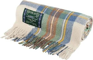 Schottische Highland Tartan Tweeds Wolle Tartan Auto Picknick Hundedecke in 2 Farben