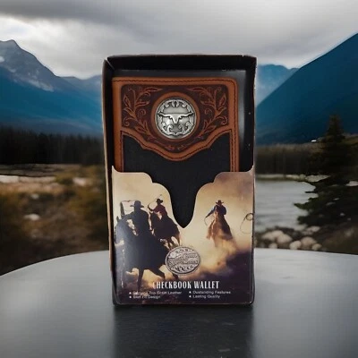 Cartera Silver Creek LONGHORN CITY E80593 Cuero Nueva con Etiquetas Foto 1 de 4