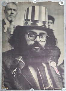 Vintage 1967 ALLEN GINSBERG Poster - Fred McDarrah 41" x 29" - Picture 1 of 7