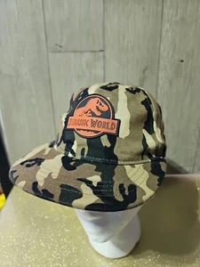 Jurassic World Youth Adjustable Snapback Camo Hat with Patch - Picture 1 of 6