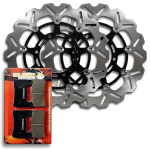 Rotor de freno delantero + pastillas para Suzuki GSXR 600 y 750 K8/K9 [08-10] GSXR 1000 [09-11] - Imagen 1 de 4