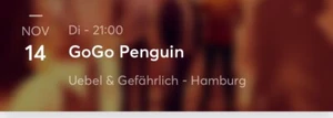 GoGoPenguin 14.11. - Überl&Gefährlich - Bild 1 von 1