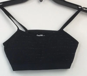 Girl Thing Girls Black Medium Padded Not Adjustable Sports Bra - Picture 1 of 3