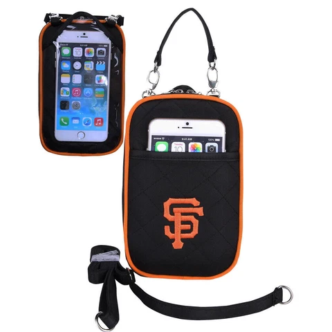 Charm 14 San Francisco Giant Quilted Cell Phone Purse Plus Embroidered Licensed Cover