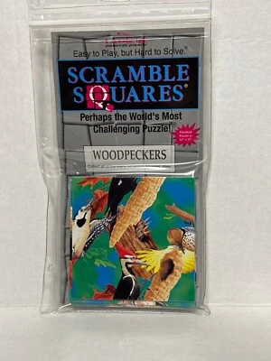 Puzzle de 9 piezas Woodpeckers B. Dazzle Scramble Squares Foto 1 de 2