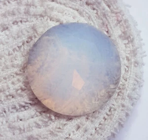 Synthetischer Opal runde Form loser Edelstein 39,30 ct mit kostenlosem Geschenk - Bild 1 von 5