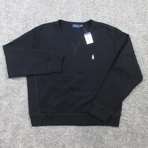 Polo Ralph Lauren Sweater Boys Extra Large Black Crewneck Sweatshirt Pullover - Picture 1 of 10