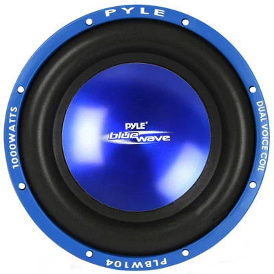 1 PYLE PLBW104 subwoofer da 500 watt rms e 1000 watt max 10" 25 cm 250 mm dvc - Immagine 1 di 4