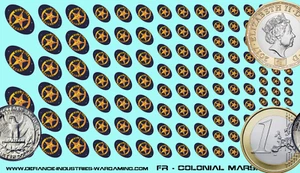 Fronc Reaches - Colonial Marshals  - Waterslide Decals for Battletech - Picture 1 of 1