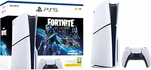 SONY PlayStation 5 Slim Disc 1TB FORTNITE COBALT STAR BUNDLE - PS5 Console - Picture 1 of 2