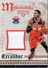 2015-16 Panini Excalibur Memorable Memorabilia #24 Bradley Beal Jersey - NM-MT