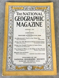 National Geographic 1931 Various Month - PICK 1 Jan Mar April May Jun December - Foto 1 di 29