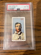 2002 Topps 206 Eddie Plank Mini PSA 8 Polar Bear