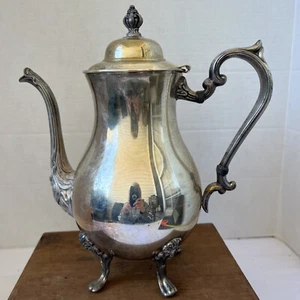 Antique 1940 Sheridan Taunton Silversmiths Silver Plated Teapot 9 Inch - Picture 1 of 16