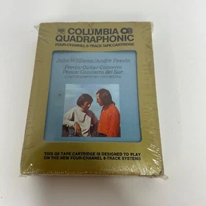 QUADRAPHONIC 8-Track Tape - John Williams Andre Previn: Guitar Concerto Columbia - Picture 1 of 4