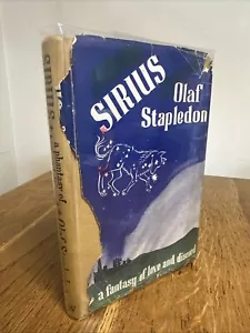 Sirius by Olaf Stapledon 1944 UK 1st/1st HB Secker & Warburg - Vintage SF - Imagen 1 de 9