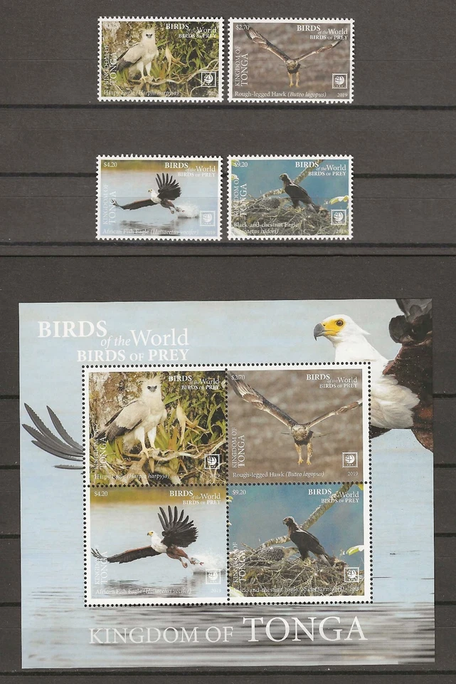 TONGA 2019 SG 1901/1904 + MS 1904a MNH - Image 1 of 1