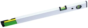 Wasserwaagen 3-in 1 Messwerkzeug, Zollstock & Zimmermannsstift Alu 50 cm / Weiß - Bild 1 von 2