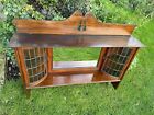 Antique Mahogany Sideboard Mirror Back  Over Mantle