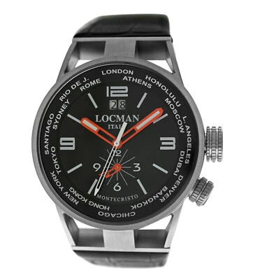 Nuevo Locman Montecristo Ref. Reloj Hombre 508 GMT World Titanium Cuarzo 44MM Foto 1 de 4