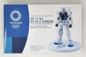 BANDAI HG 1/144 RX-78-2 GUNDAM TOKYO 2020 GIOCHI OLIMPICI KIT MODELLO EMBLEMA BLU - Foto 1 di 4