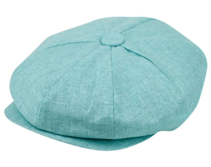 Classic Men's 8 Panel Linen Applejack Gatsby Newsboy Ivy Hat Spring Summer Goft - Image 1 of 1