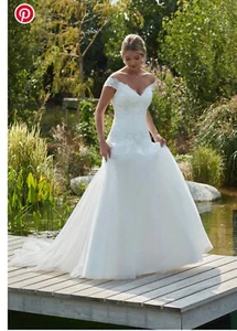 romantica of devon wedding dress Tinsley Size 18 - Fits 14-16 - Picture 1 of 10