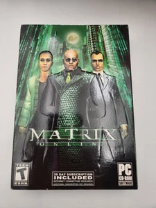 The Matrix Online PC Game 2005 sigillato confezione di fabbrica raro nuovo - Foto 1 di 9