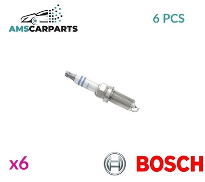 ENGINE SPARK PLUG SET PLUGS 0 242 236 653 BOSCH 6PCS NEW OE REPLACEMENT - Image 1 of 4