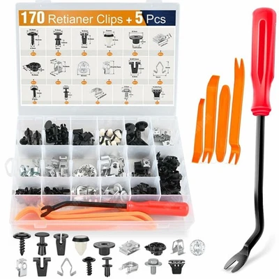 Комплект фиксаторов автомобильных бамперов зажимов для снятия заклепок винтов Audi Volkswagen - Изображение 1 из 4