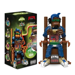 BRICK BLOCKS Snoop Dogg Building Set – 482 Pieces, Model 4.3"x5.3"x7.7" - Picture 1 of 1