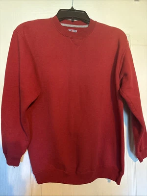 Sudadera vintage años 90 JERZEES niños XL roja 16-18 Crew  Foto 1 de 3