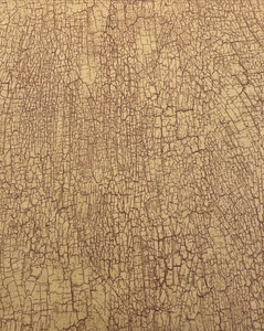 1 Yd Crackled Brown & Red on Gold Cotton Marcus Brothers Textiles, Inc 45" Wide - Picture 1 of 8