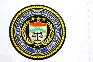 Stitched Tactical Patch 1972 Bureau of Alcohol, Tobacco, Firearms and Explosions - Bild 1 von 4