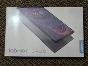 NEW Lenovo M10 FHD Plus Tablet 4GB+128GB Premium Metal Grey 8MP Rear + Front Cam - Afbeelding 1 van 10