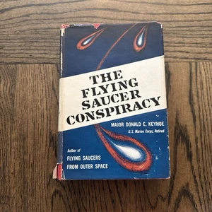 The Flying Saucer Conspiracy Major Donald E. Keyhole 1955 First Ed Occult - Bild 1 von 9