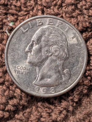 1998-P Washington Quarter Struck Through Grease - Image 1 of 4